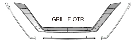 NISSAN X-TRAIL グリルイラスト